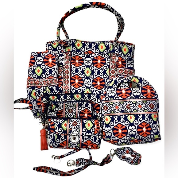 Vera Bradley Retired Sun Valley Bundle 6 Items Like New/EUC - Picture 3 of 12